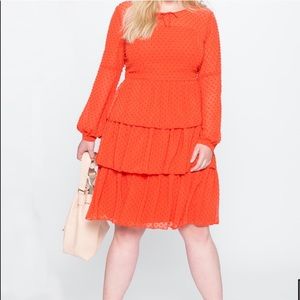Cute Eloquii orange dress